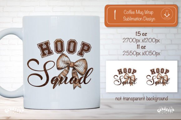 Basketball Quote Mug Wrap Sublimation