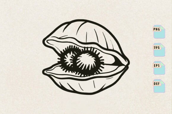 Clam Shell Clipart Svg, Sea Animal SVG