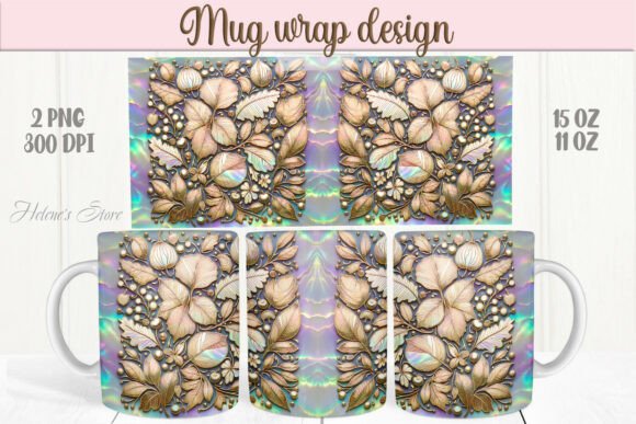 Fall Holiday Design Mug Wrap 15oz 11oz