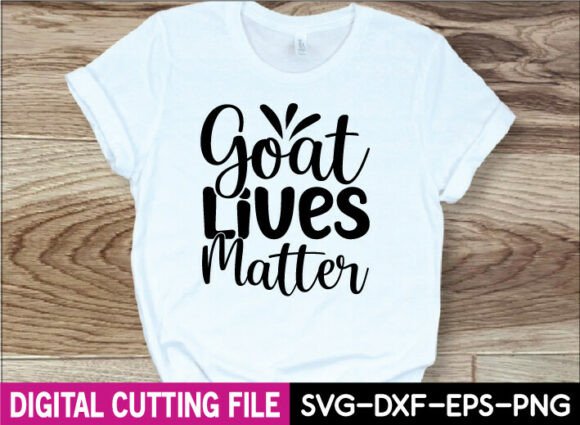 Goat Lives Matter Svg Design