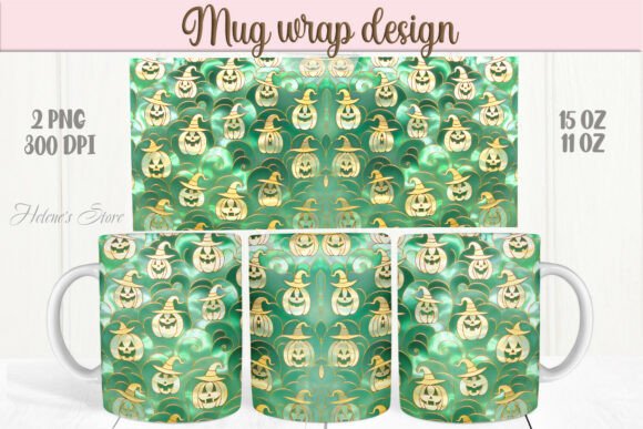 Halloween Design Mug Wrap 15oz 11oz