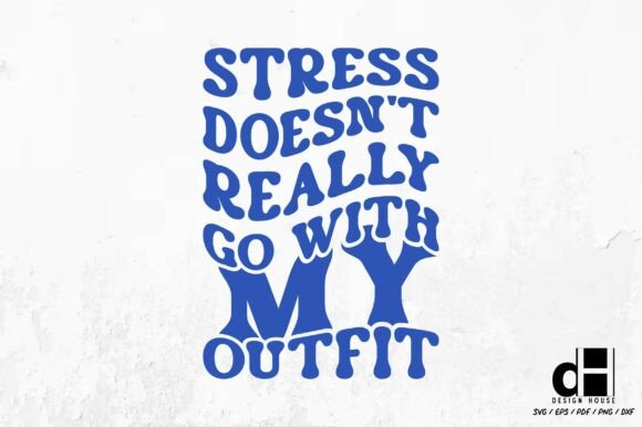 Handwritten Quote Stress SVG PNG