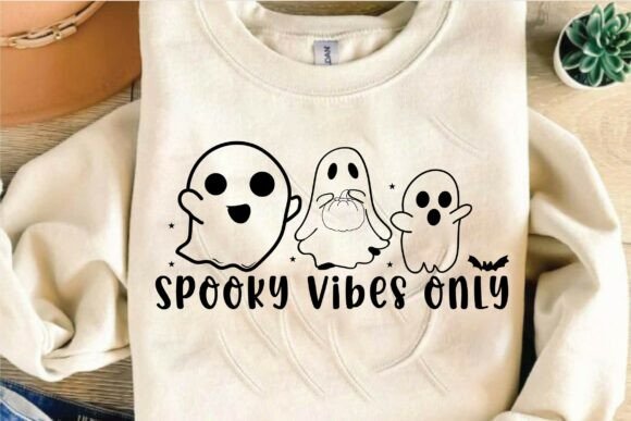 Spooky Vibes Only SVG Design